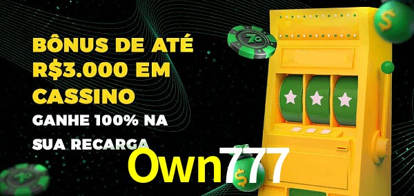Own777 melhor bônus de depósito